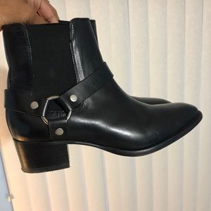 FRYE DARA HARNESS CHELSEA BOOTS